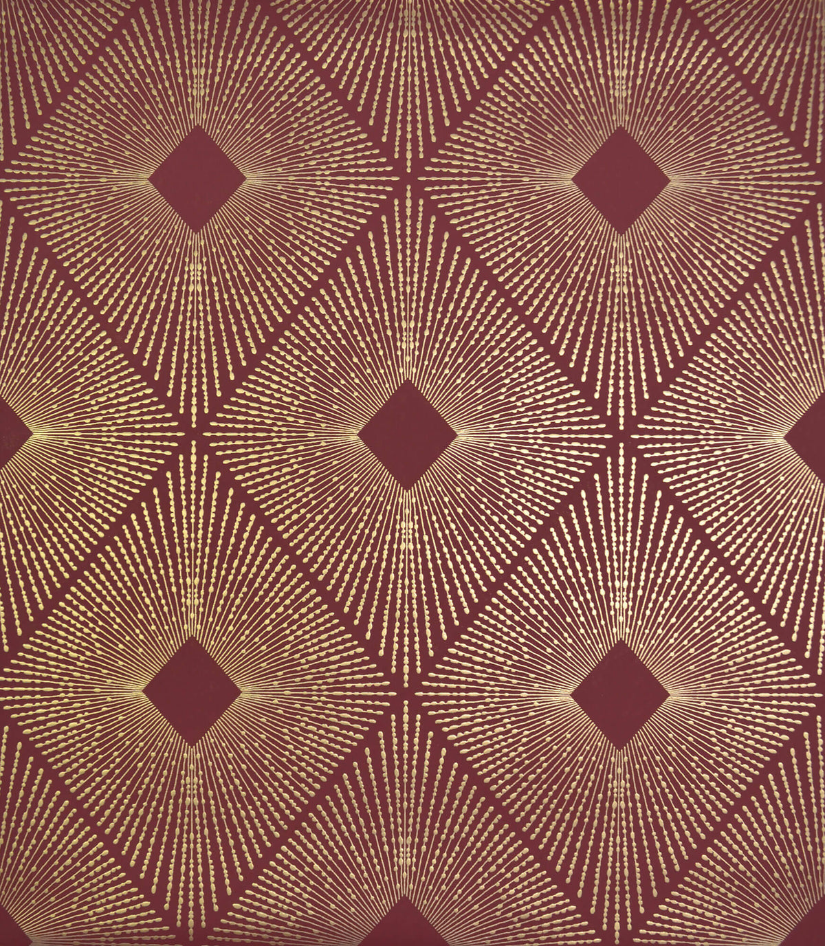 NW3588 Antonina Vella Modern Metals Harlowe Wallpaper Red Gold