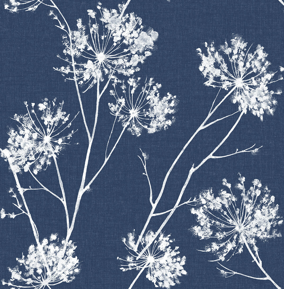 NextWall One O'Clocks Peel & Stick Wallpaper - Blue