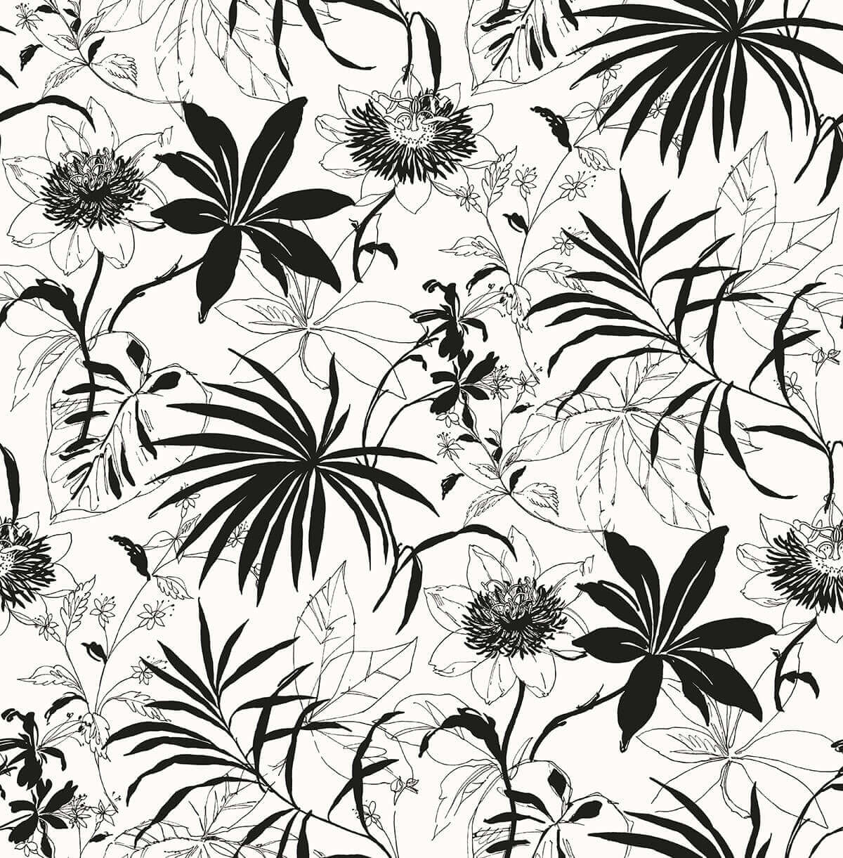 NextWall Tropical Peel & Stick Wallpaper - SAMPLE