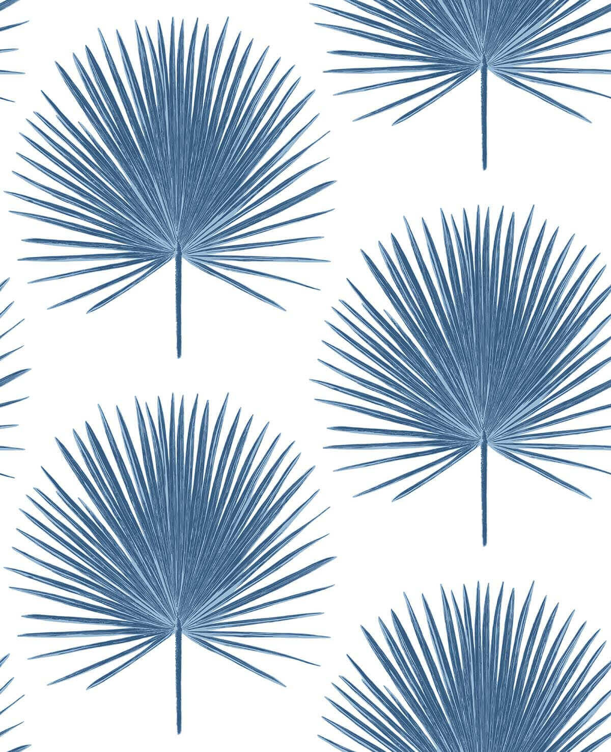 NextWall Palmetto Palm Peel & Stick Wallpaper - Blue
