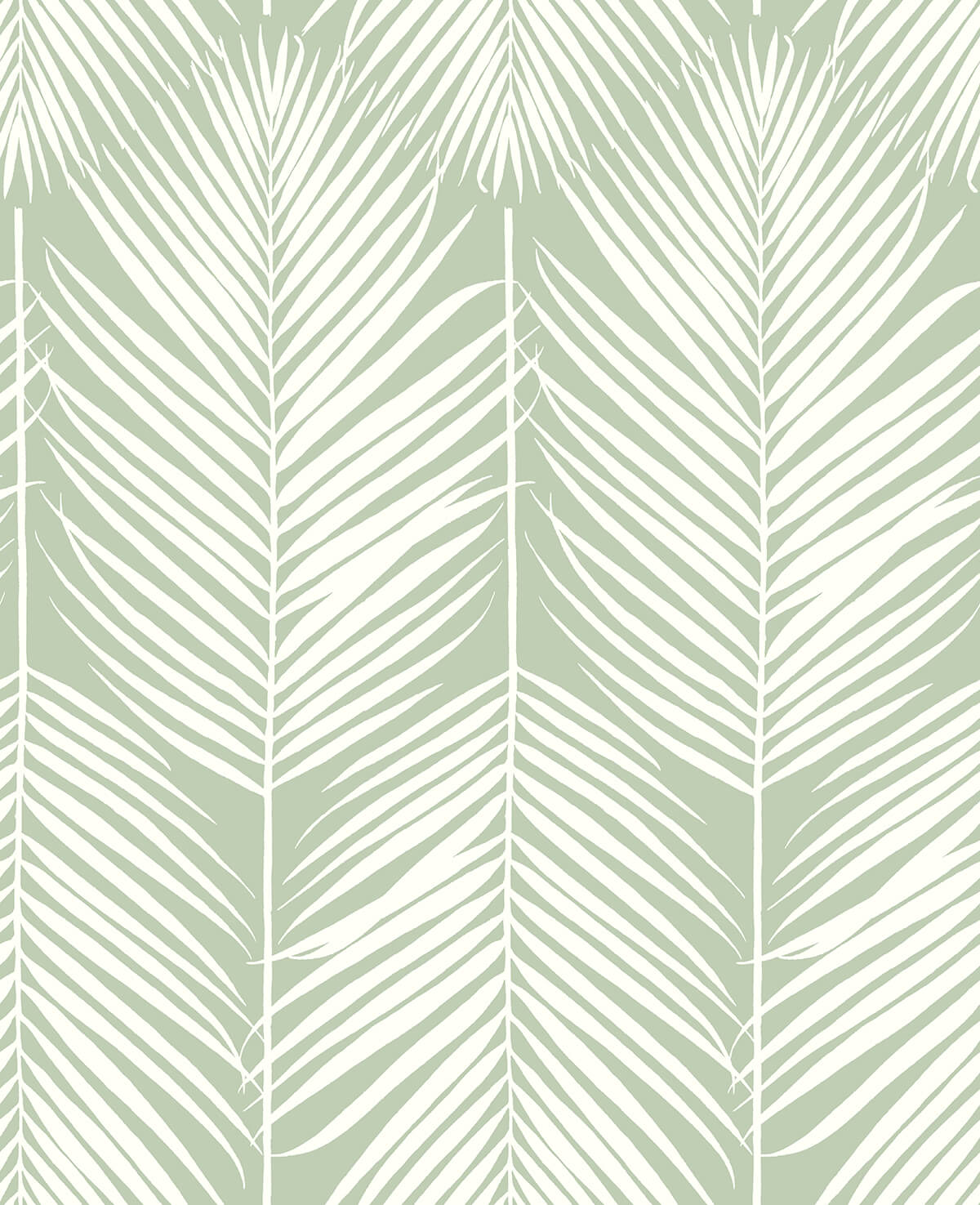NextWall Palm Silhouette Peel & Stick Wallpaper - Green