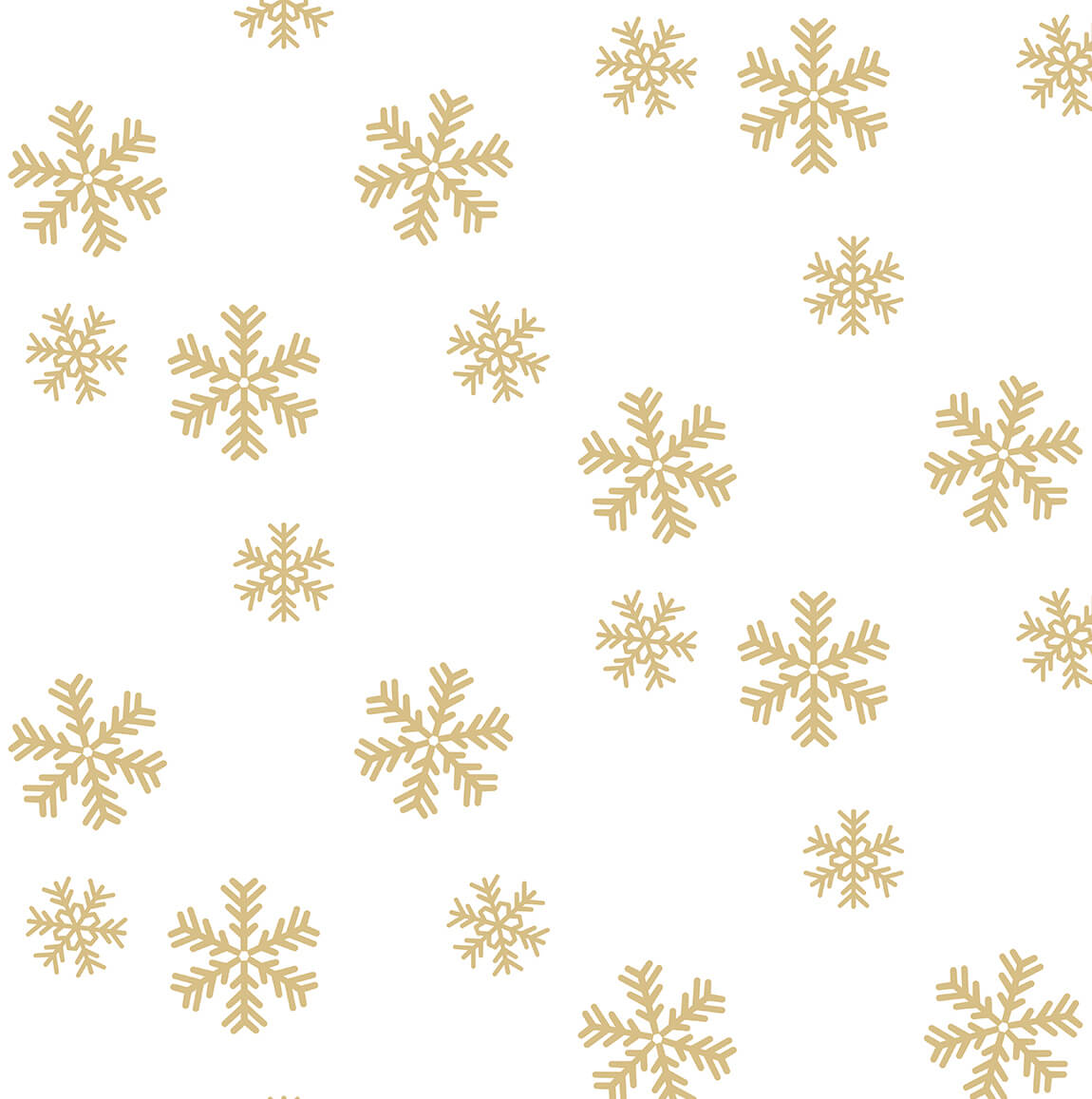 NextWall Snowflakes Holiday Peel & Stick Wallpaper Sample - Metallic Gold