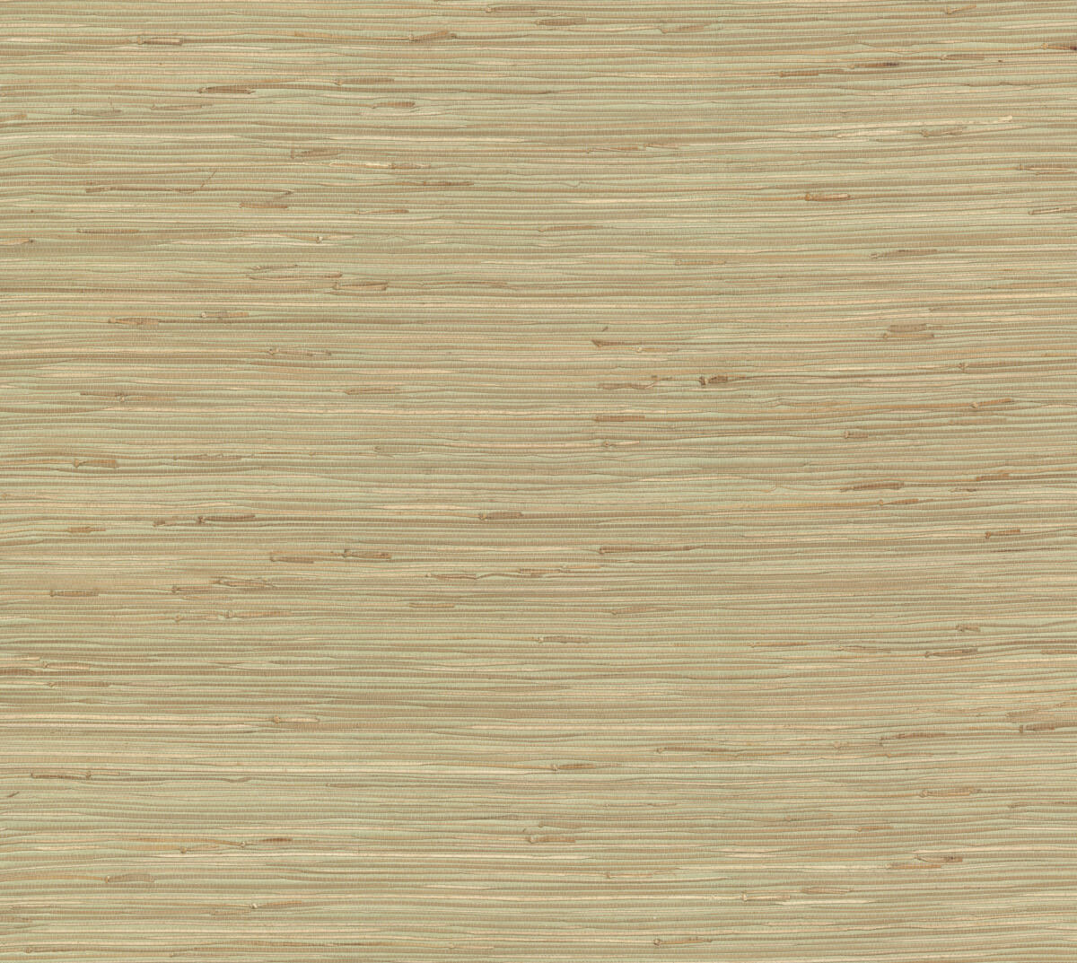 York Grasscloth Resource Library River Grass Wallpaper - Tan & Light Green