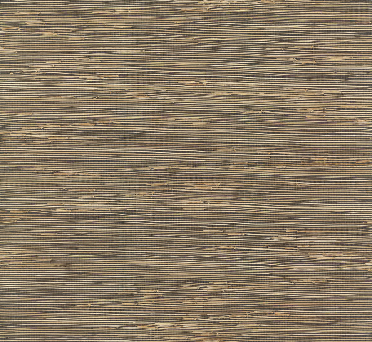 York Grasscloth Resource Library River Grass Wallpaper - Brown & Black