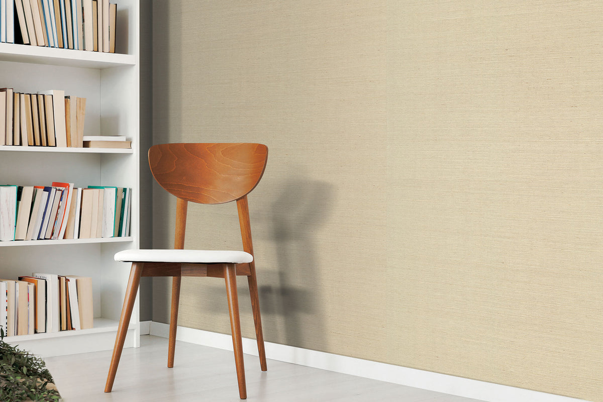 York Grasscloth Resource Library Sisal Wallpaper Sample - Taupe