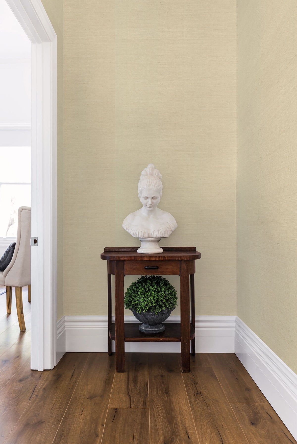 York Grasscloth Resource Library Sisal Wallpaper Sample - Taupe
