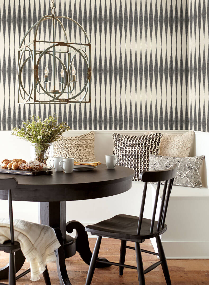 Magnolia Home Handloom Peel & Stick Wallpaper - Black