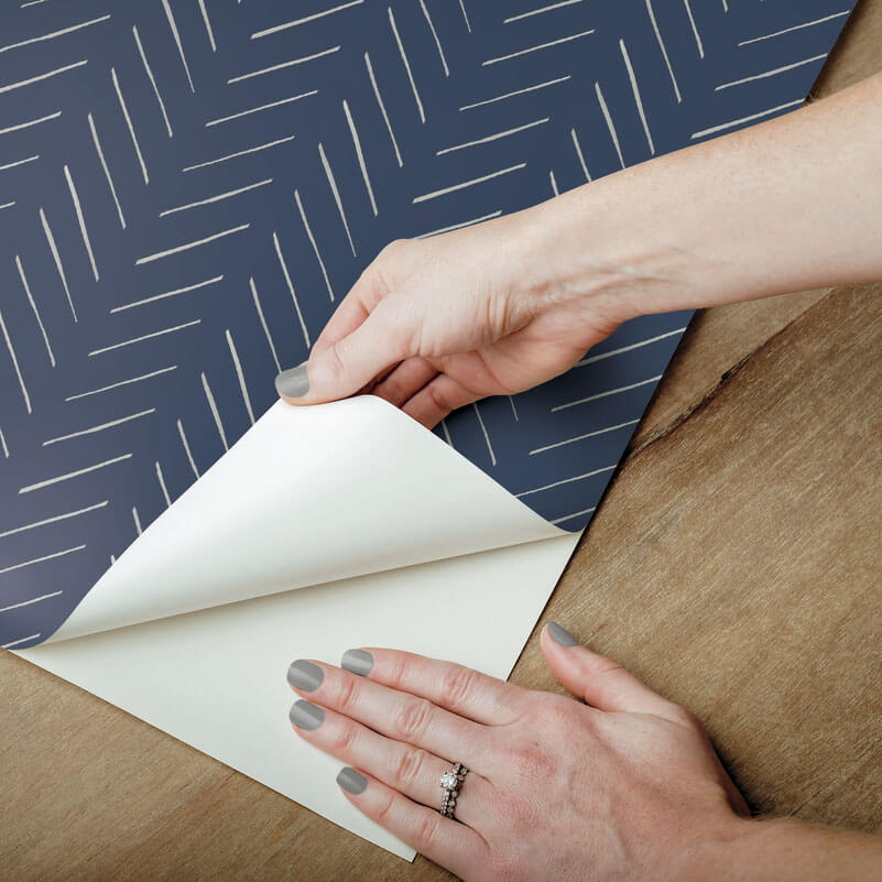 Magnolia Home Pick Up Sticks Peel & Stick Wallpaper - Navy Blue