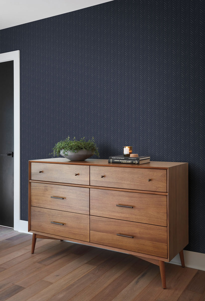 Magnolia Home Pick Up Sticks Peel & Stick Wallpaper - Navy Blue