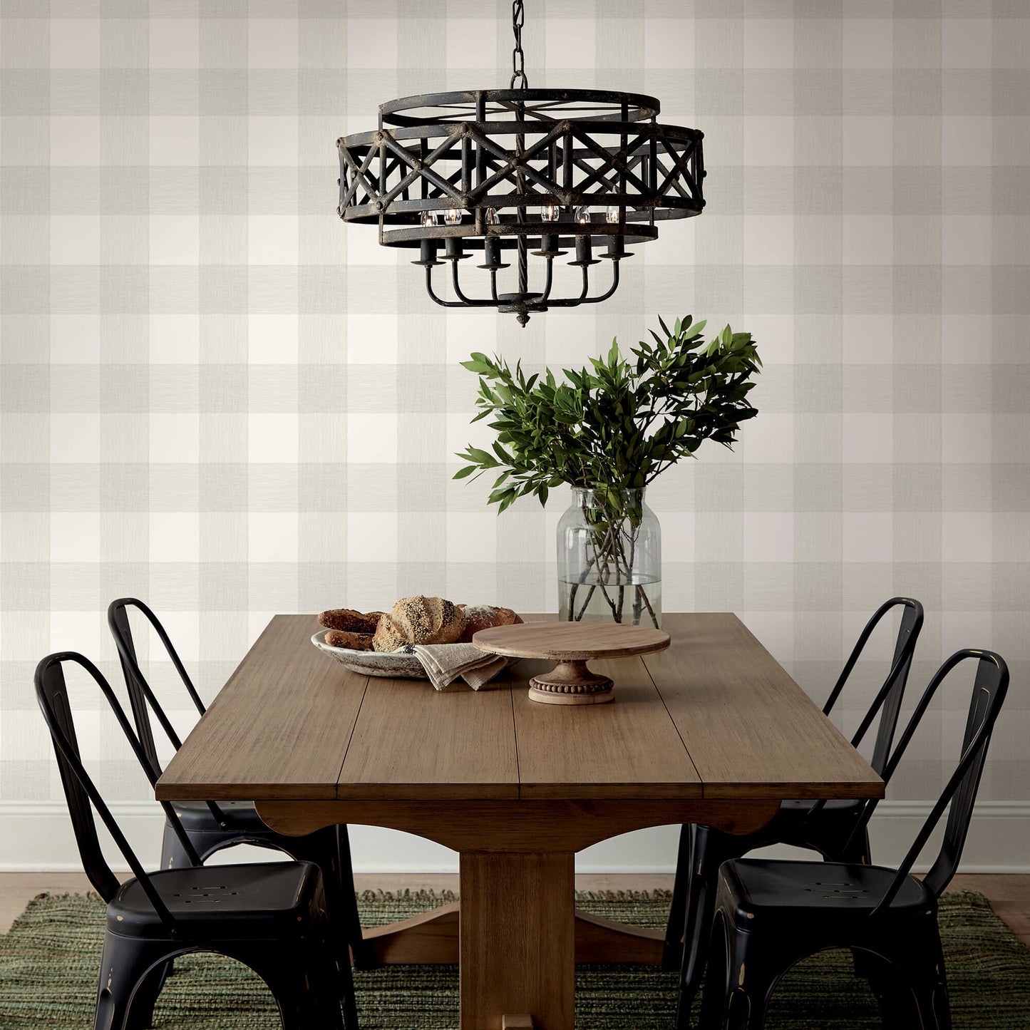 Magnolia Home Common Thread Peel & Stick Wallpaper - Fog