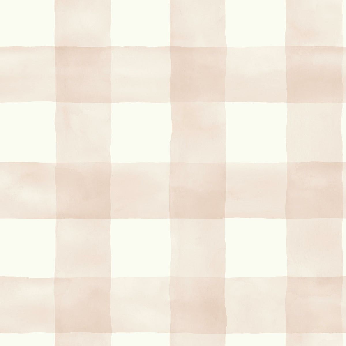 Magnolia Home Watercolor Check Peel & Stick Wallpaper - Pink