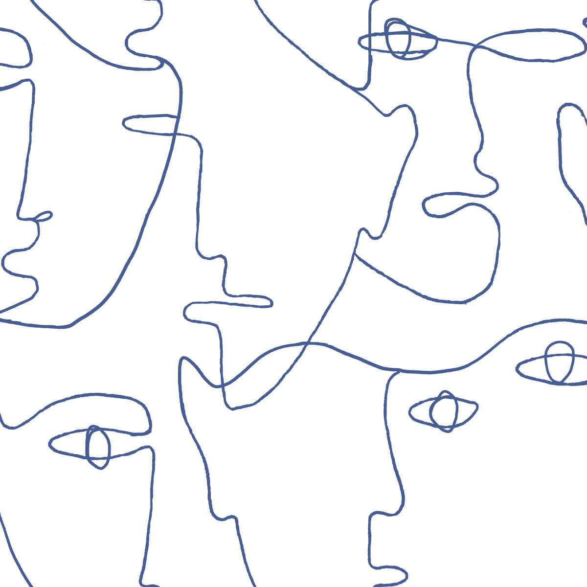 York Pablo Portraits Peel & Stick Wallpaper - SAMPLE