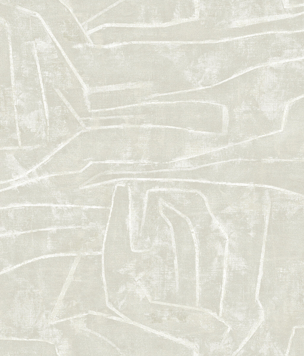 York Urban Chalk Graffiti Peel & Stick Wallpaper - Beige