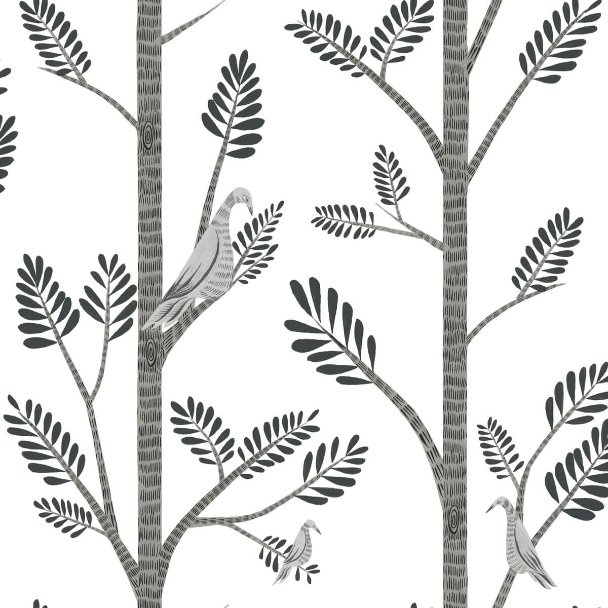 York Risky Business Aviary Branch Peel & Stick Wallpaper - SAMPLE