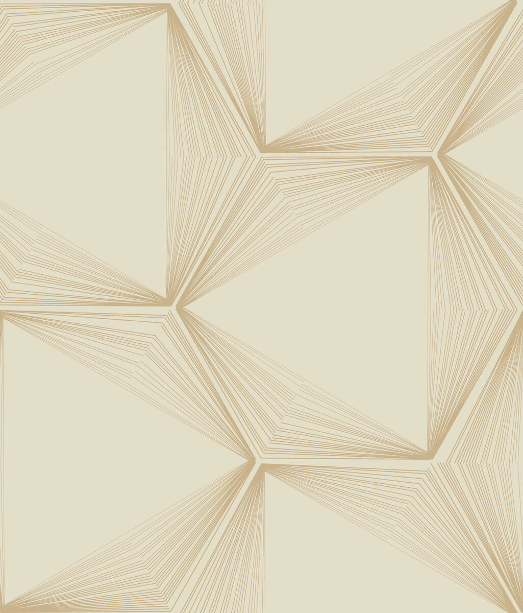 Simply Candice Honeycomb Peel & Stick Wallpaper - Sand & Gold