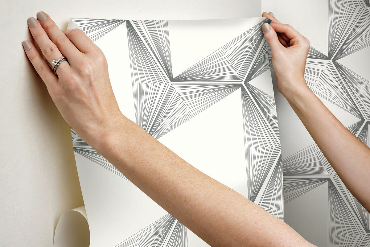Simply Candice Honeycomb Peel & Stick Wallpaper - Charcoal