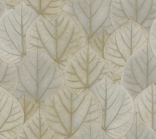 Simply Candice Leaf Concerto Peel & Stick Wallpaper - Taupe
