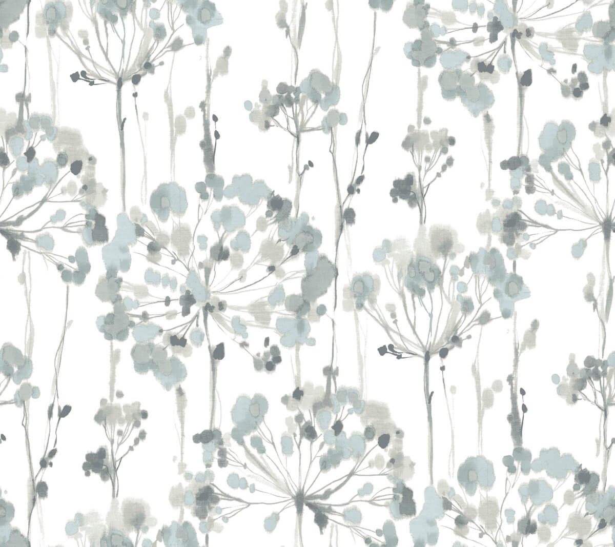 Simply Candice Flourish Peel & Stick Wallpaper - Sheer Blue