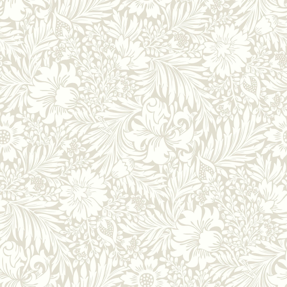 Erin & Ben Co. Modern Acanthus Peel & Stick Wallpaper Sample - Wicker