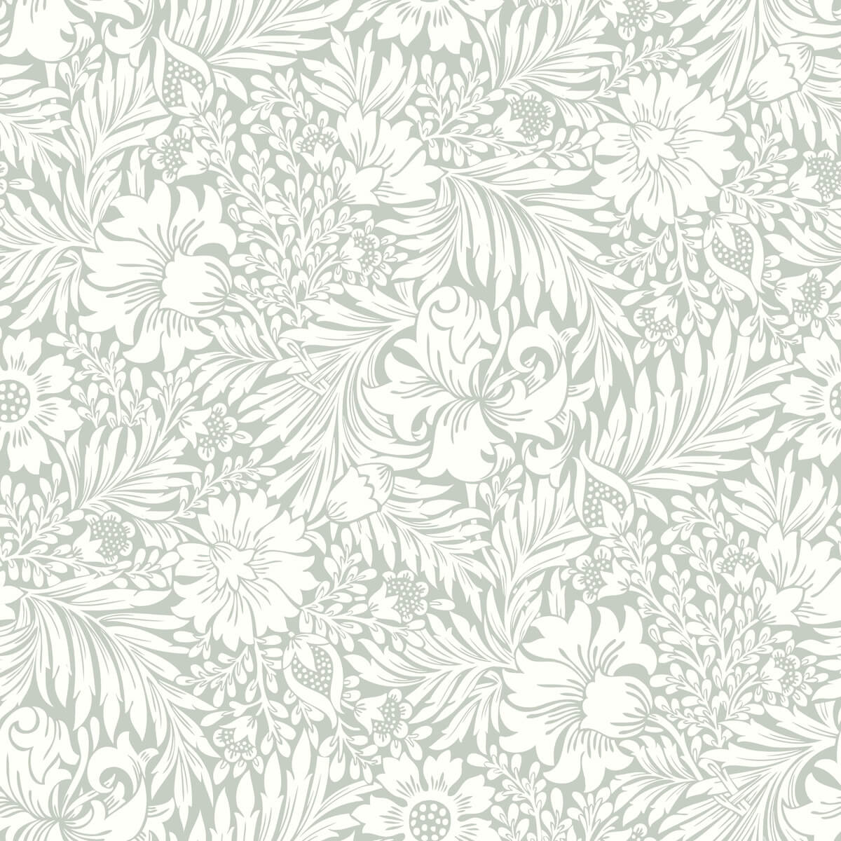 Erin & Ben Co. Heirloom Floral Peel & Stick Wallpaper - Taupe & Multi