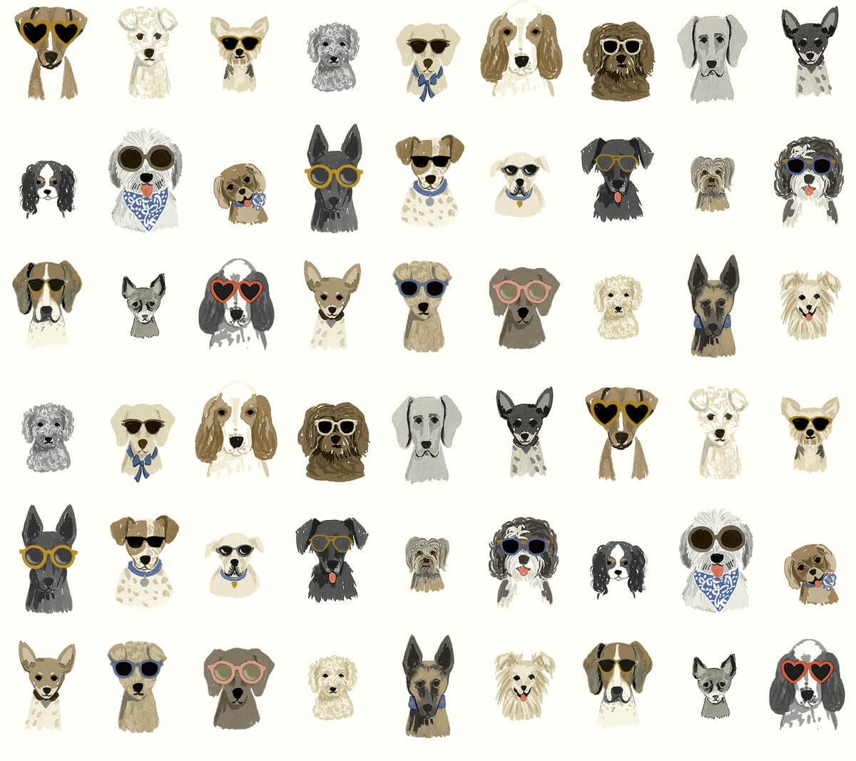 Dog Pattern Wallpaper dog-pattern-wallpaper