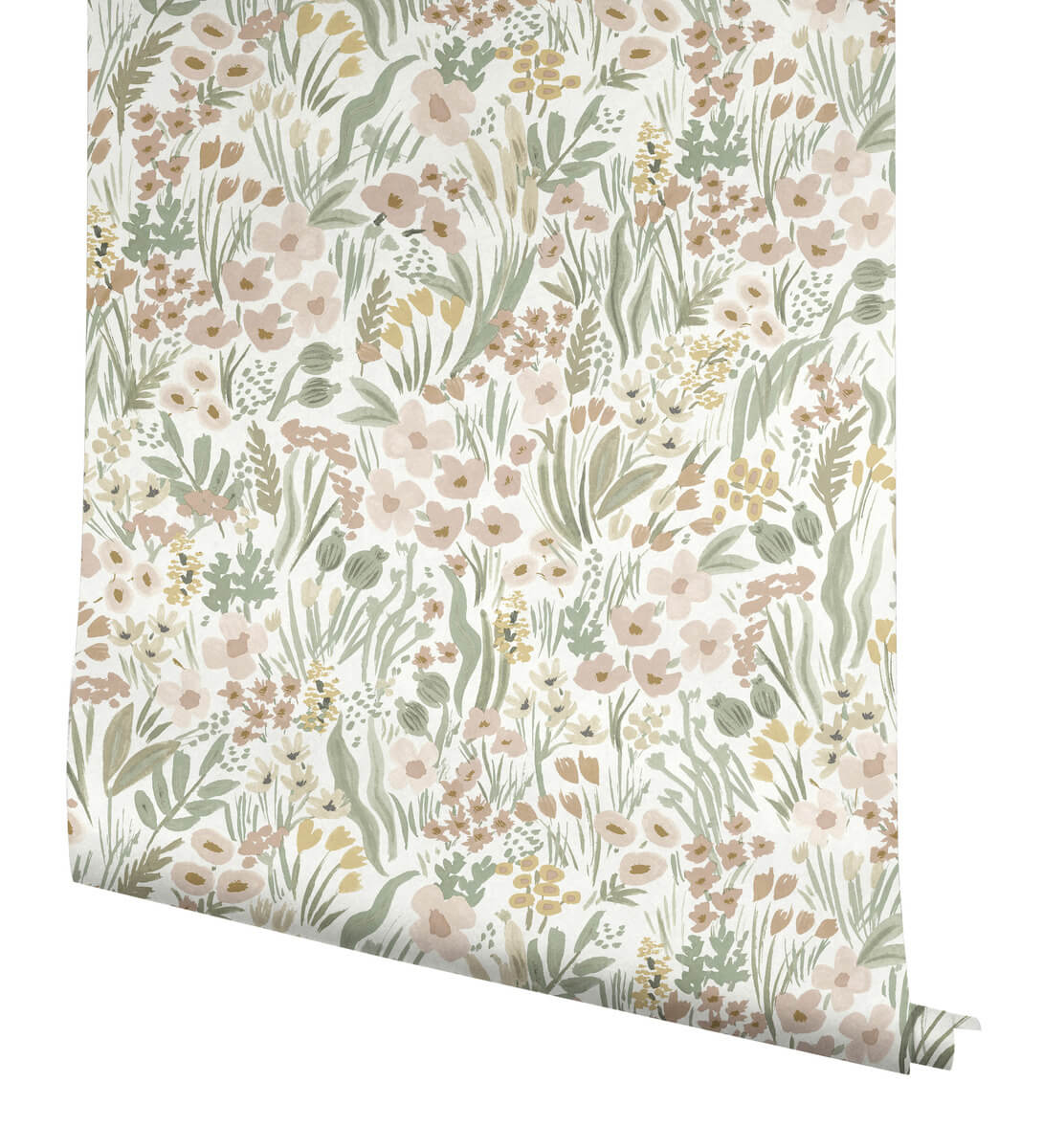 Rifle Paper Co. Lea Peel & Stick Wallpaper Sample - Blush