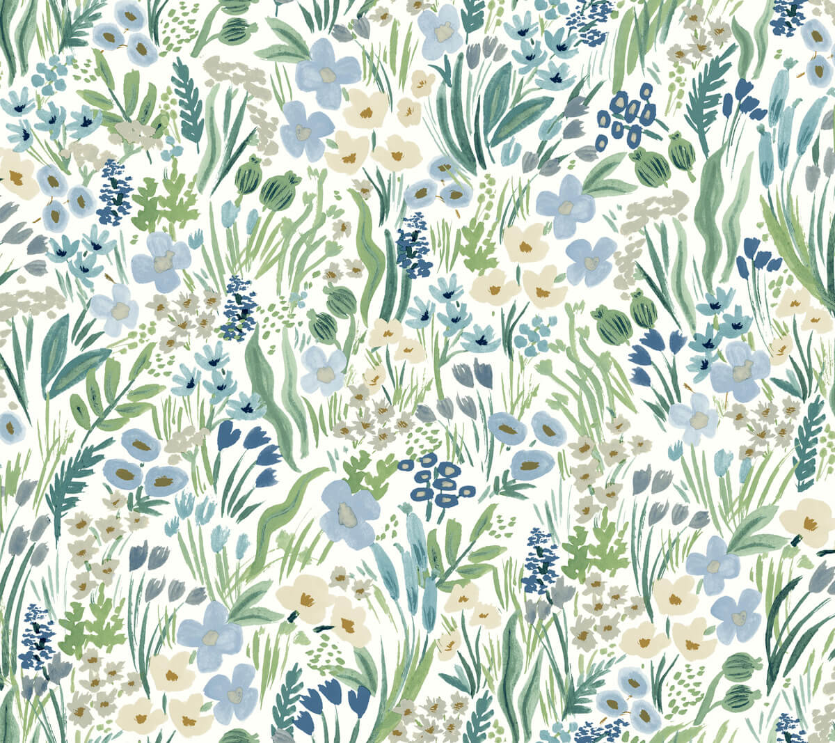 Rifle Paper Co. Lea Peel & Stick Wallpaper - Indigo