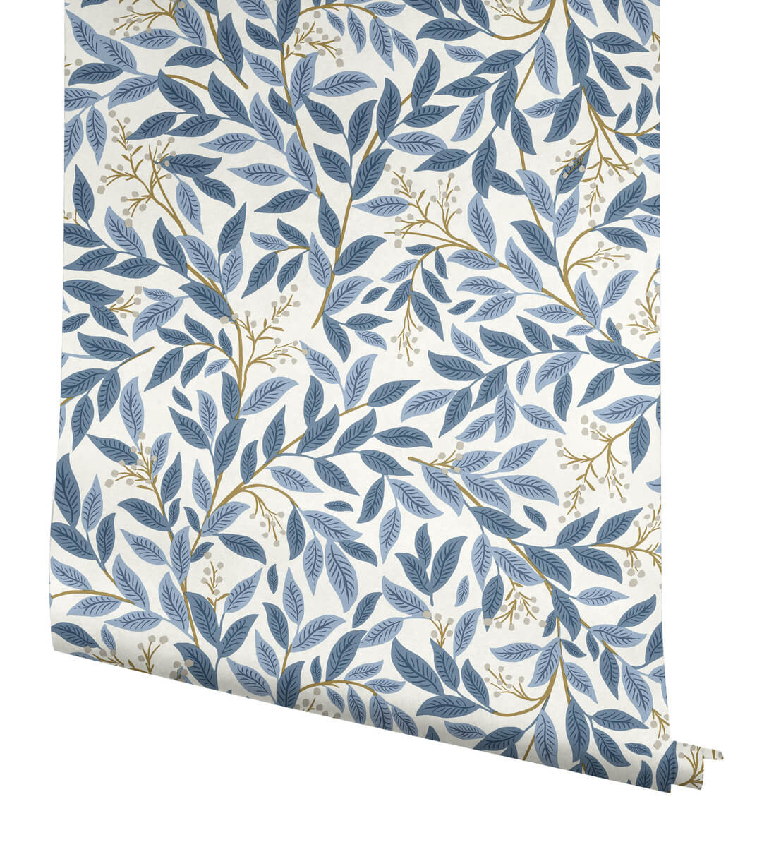 Rifle Paper Co. Willowberry Peel & Stick Wallpaper Sample - Blue & White