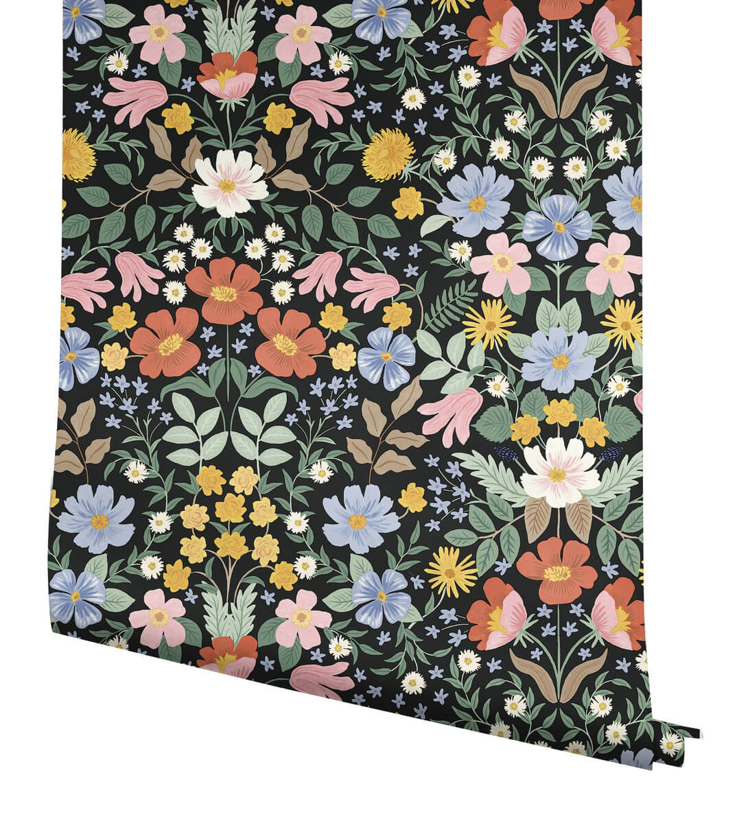 Rifle Paper Co. Bramble Garden Peel & Stick Wallpaper - Black
