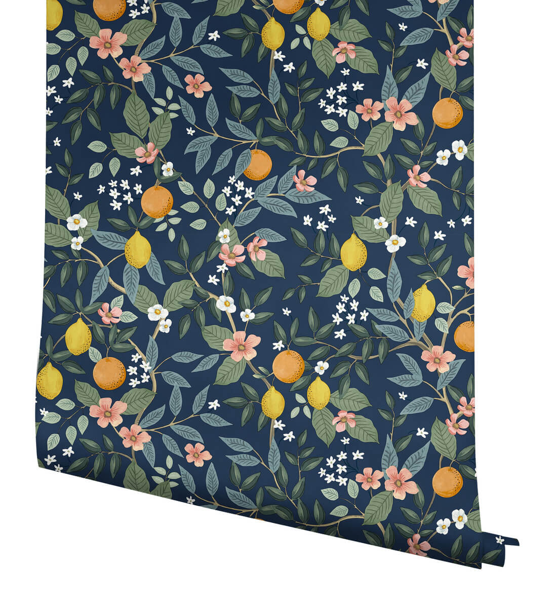 Rifle Paper Co. Citrus Grove Peel & Stick Wallpaper - Navy Blue