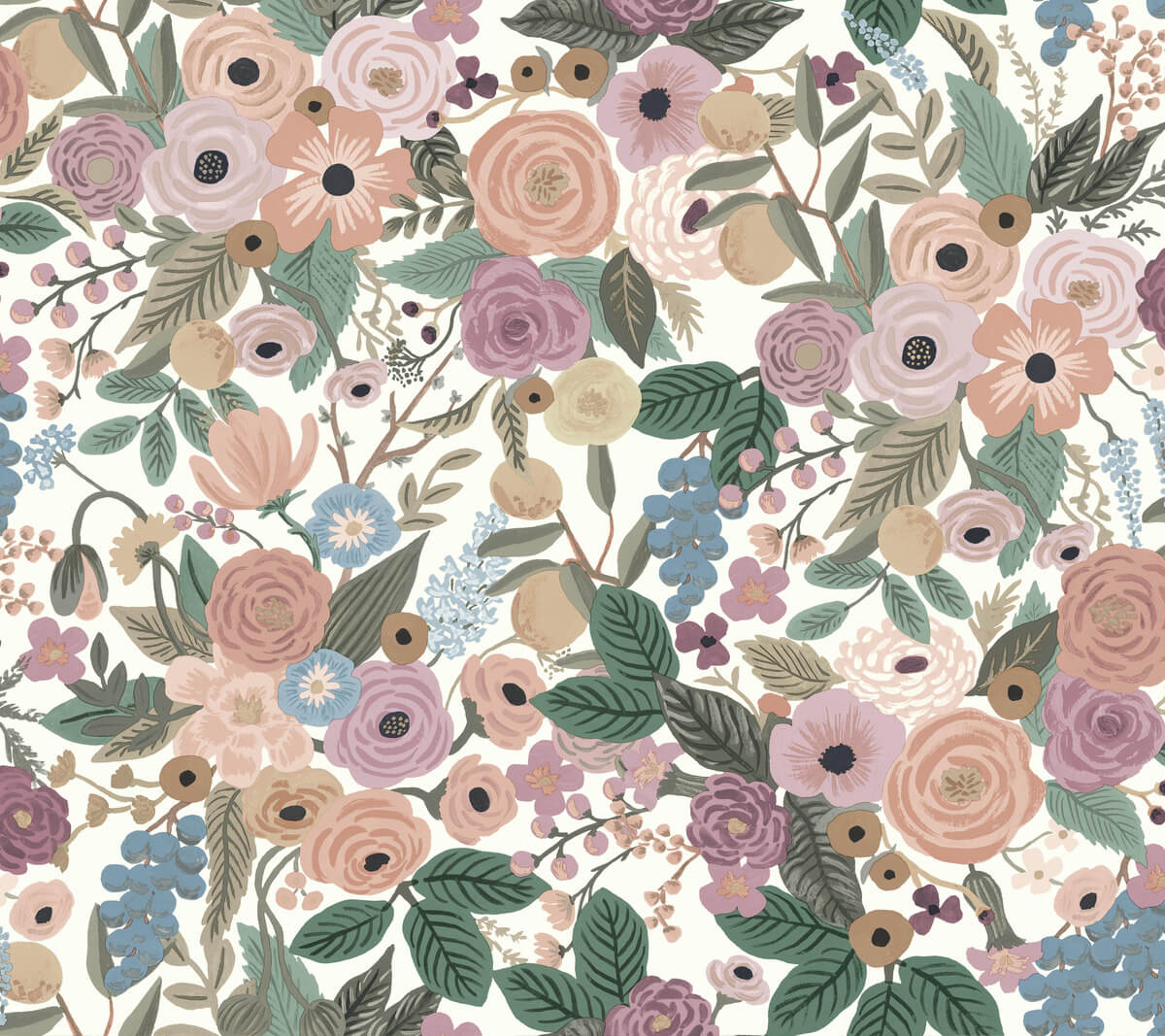 Rifle Paper Co. Garden Party Peel & Stick Wallpaper Sample - Blush