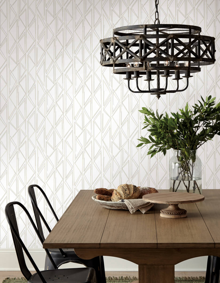 Magnolia Home Sideways Sketch Peel & Stick Wallpaper - Beige