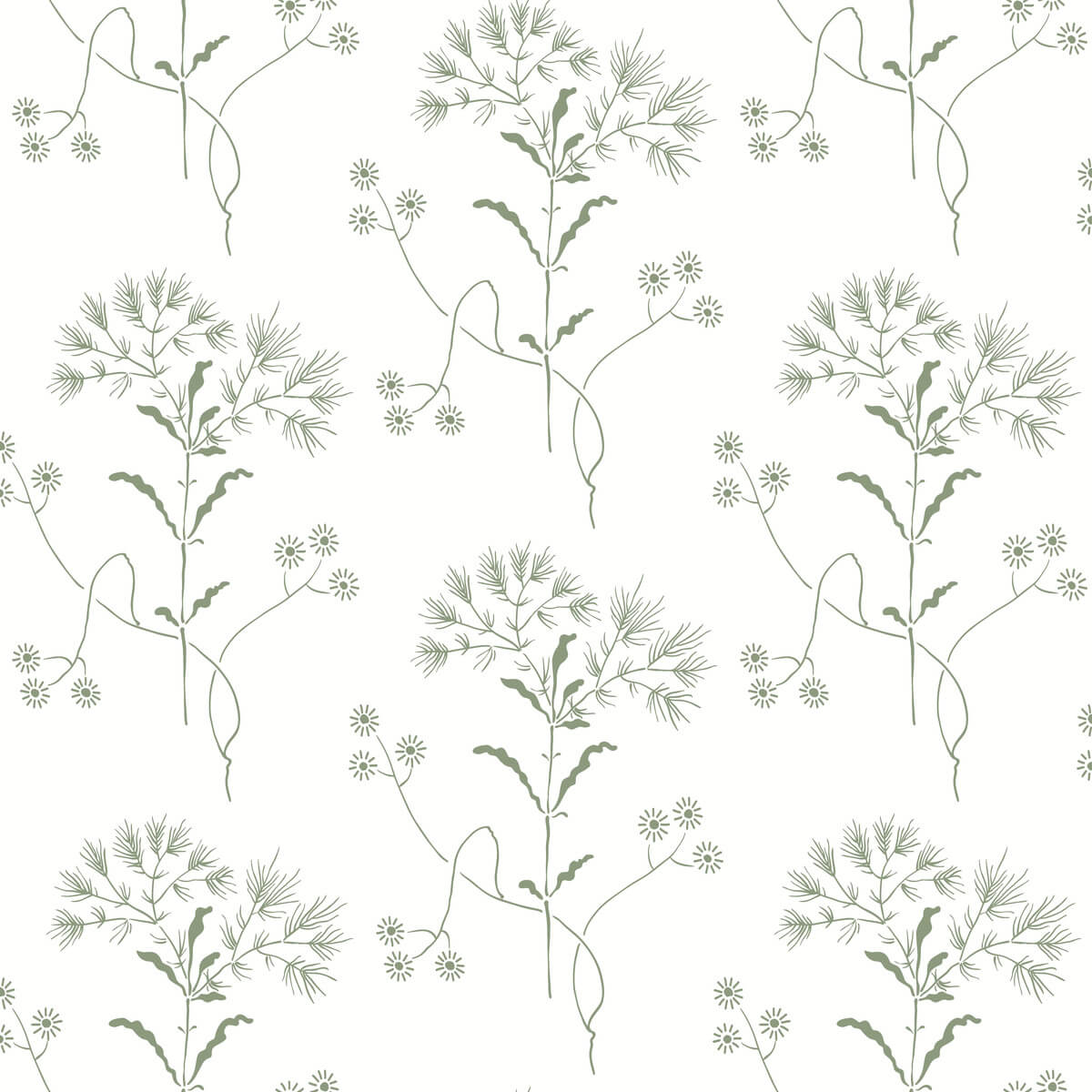 Magnolia Home Wildflower Peel & Stick Wallpaper - Green
