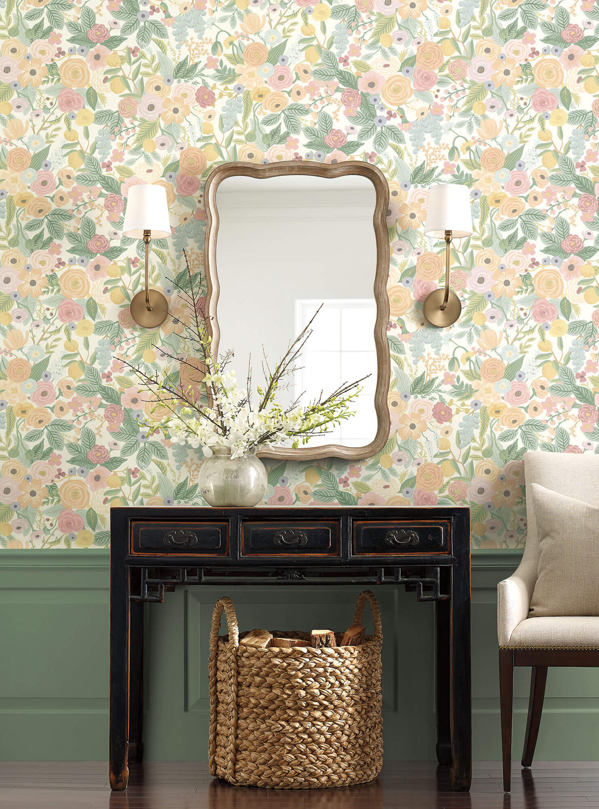 Rifle Paper Co. Garden Party Wallpaper Sample - Pastels