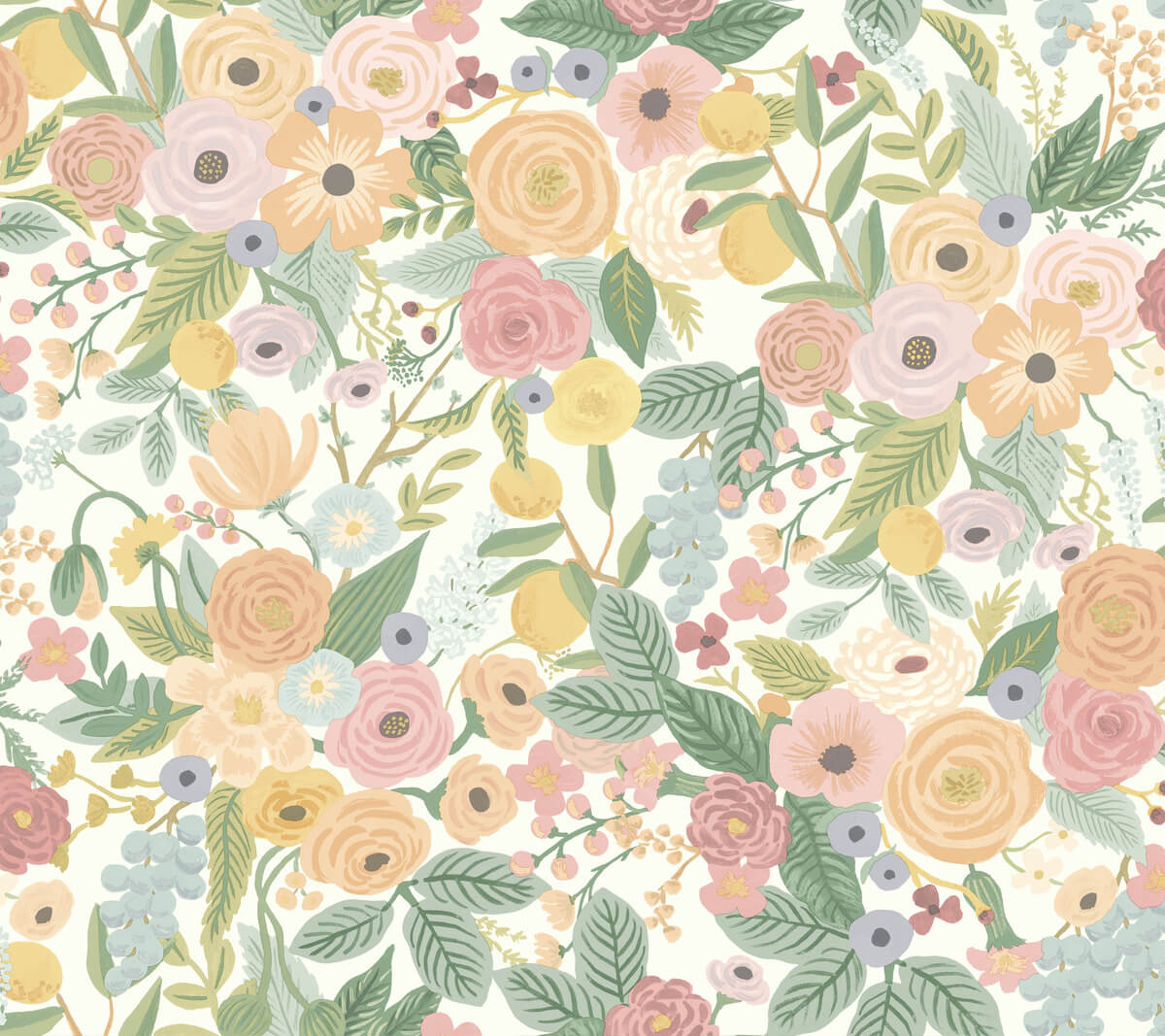 Rifle Paper Co. Garden Party Wallpaper Sample - Pastels