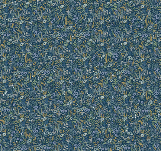 Rifle Paper Co. Tapestry Wallpaper - Indigo Blue