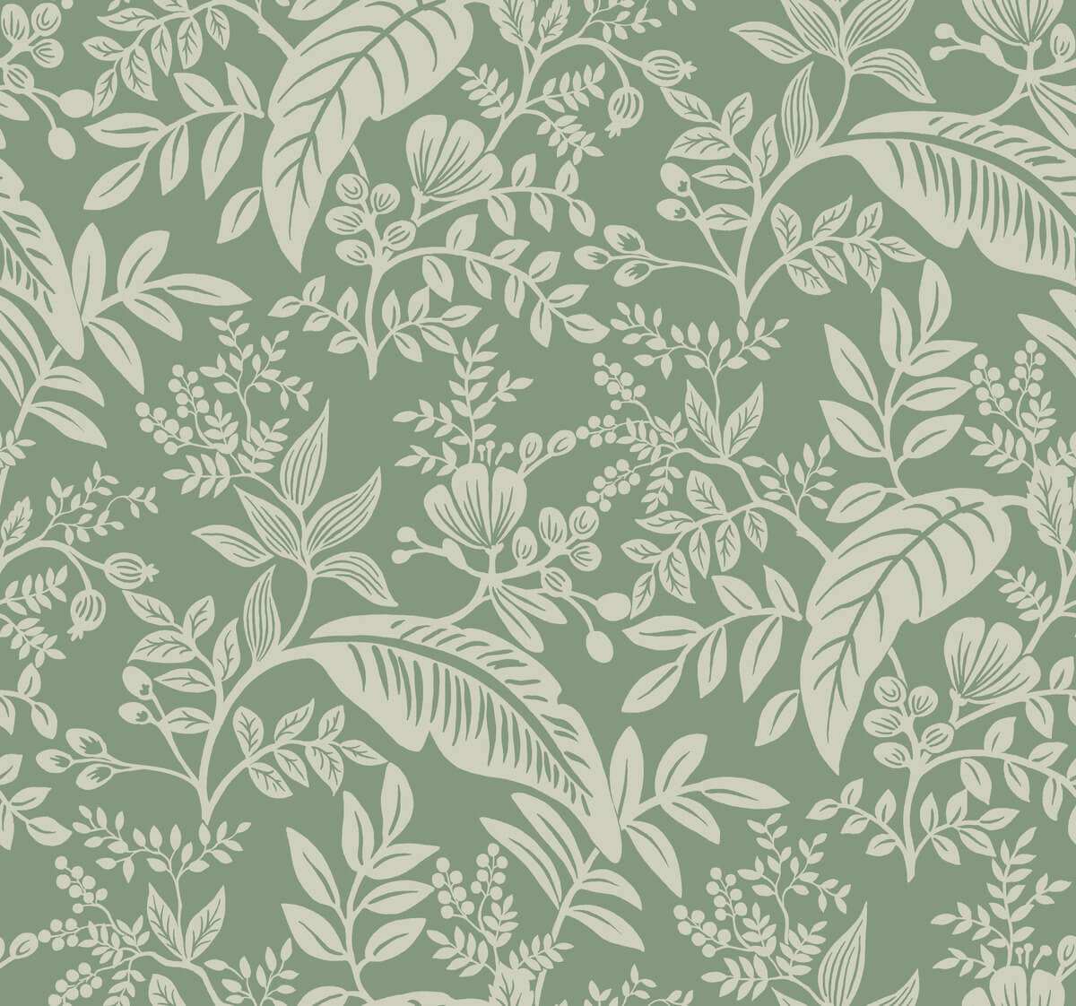 Rifle Paper Co. Canopy Wallpaper - Sage Green – US Wall Decor