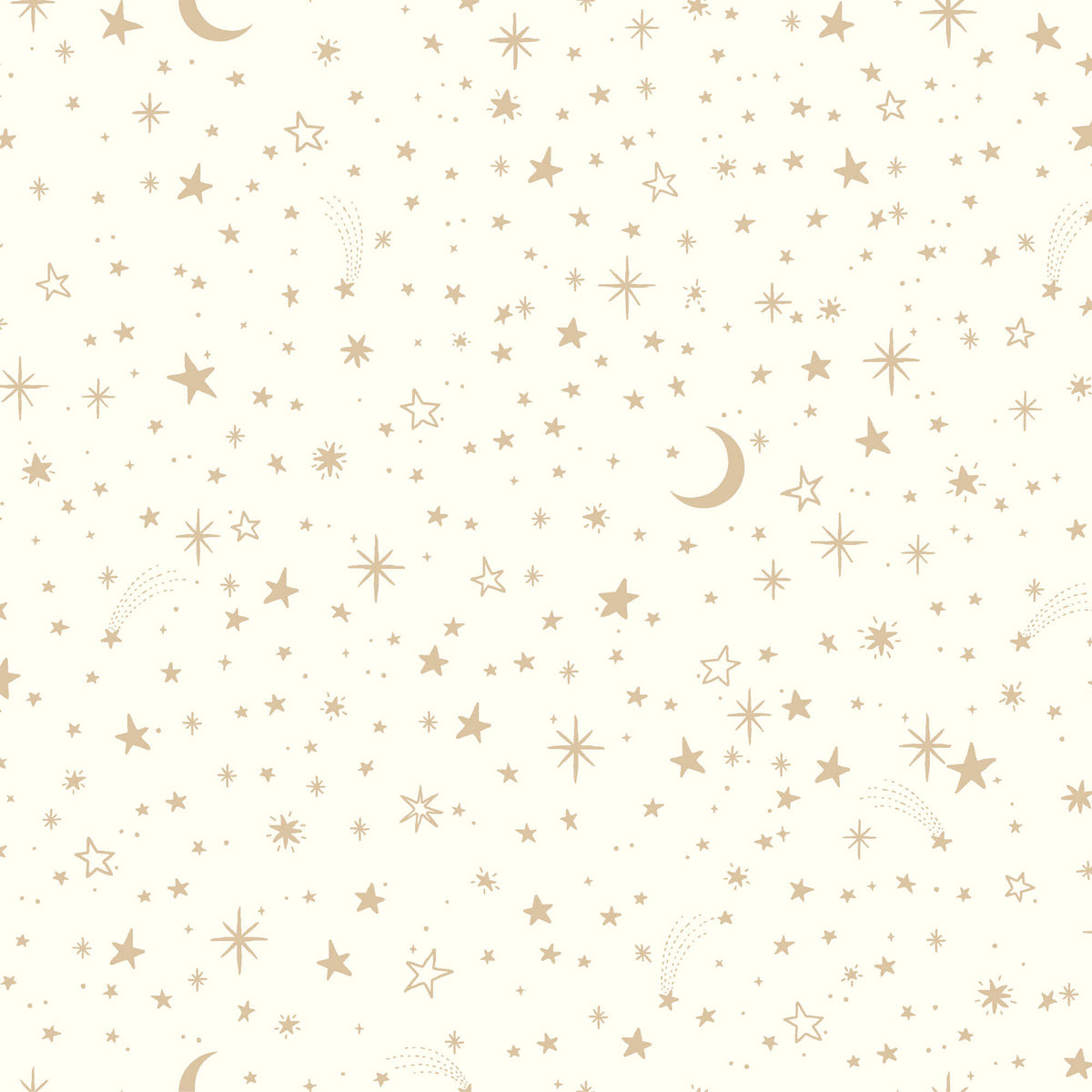 York Twinkle Little Star Peel & Stick Wallpaper - Gold