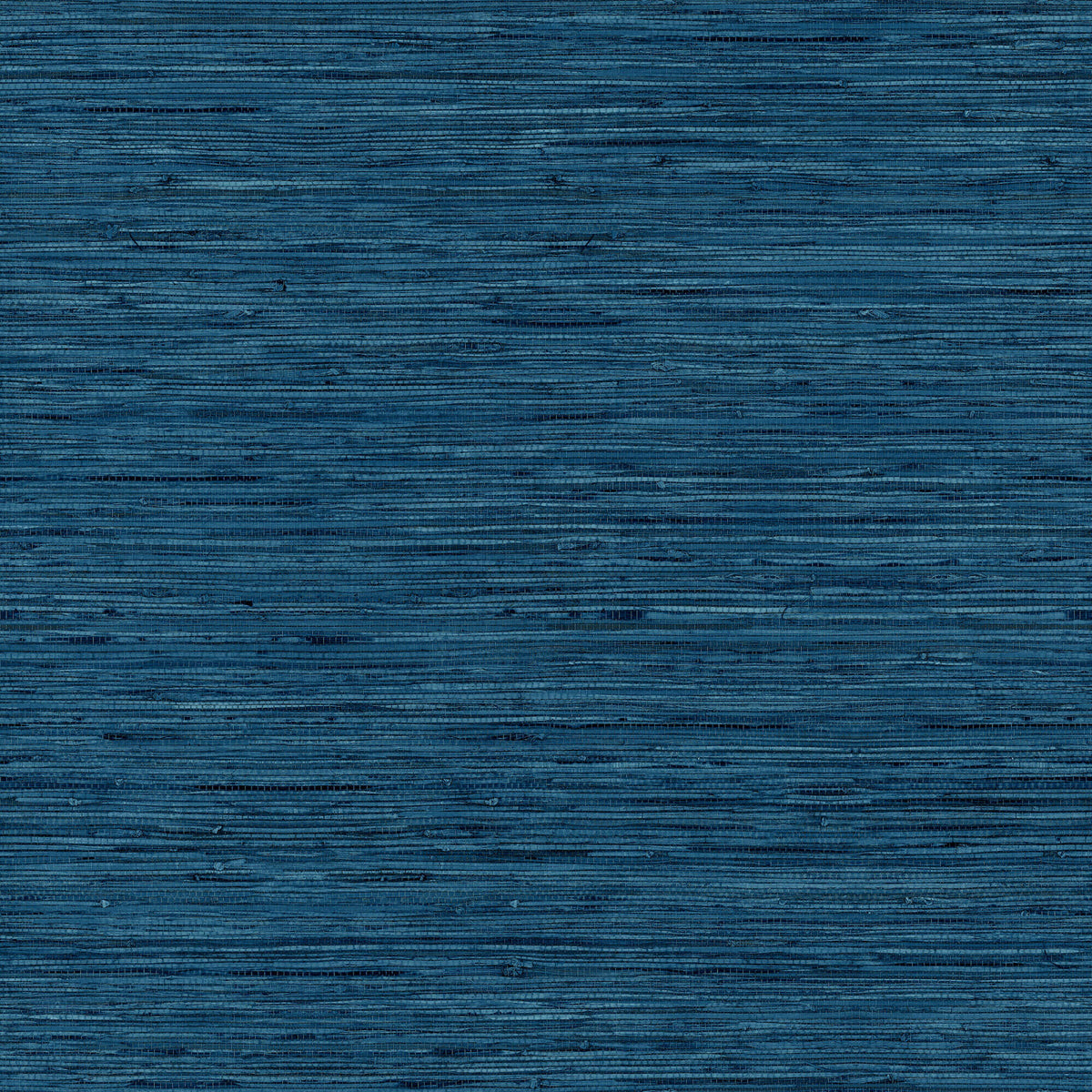 York Faux Grasscloth Peel & Stick Wallpaper - Navy Blue