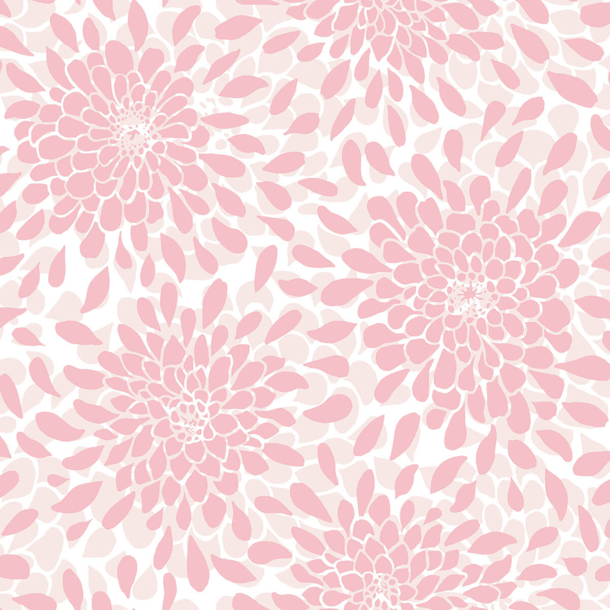 York Toss The Bouquet Peel & Stick Wallpaper Sample - Pink