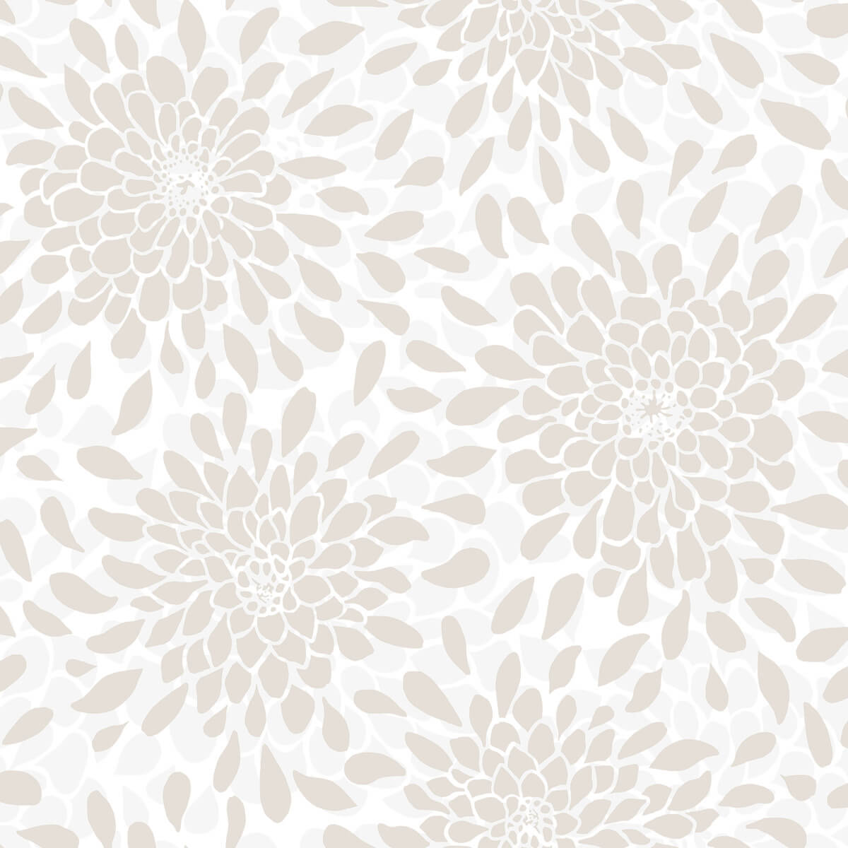 York Toss The Bouquet Peel & Stick Wallpaper - Beige