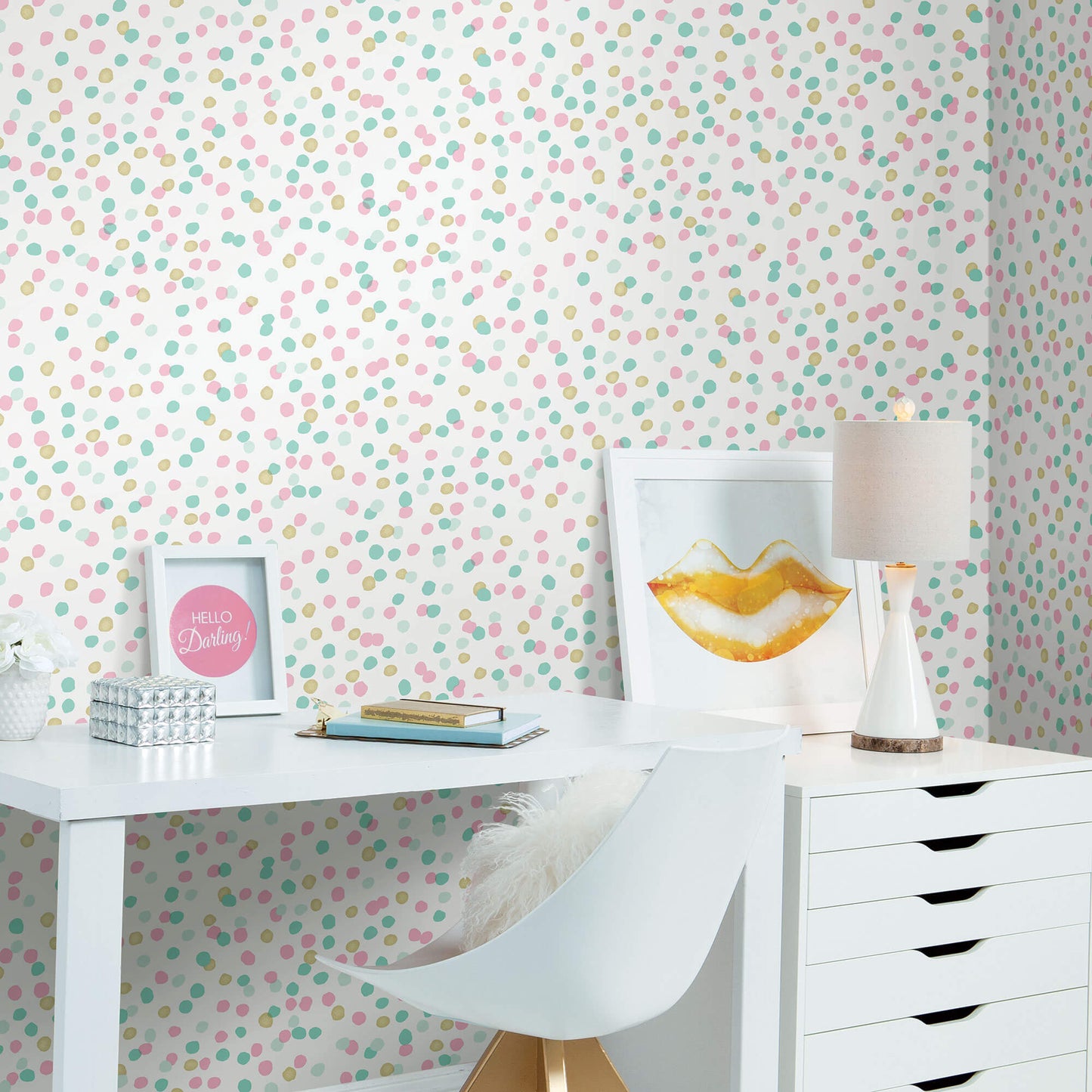 York Confetti Dots Peel & Stick Wallpaper - Multi Colored