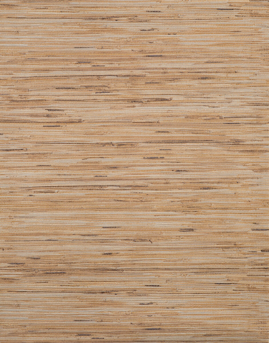 York Grasscloth Resource Library Lustrous Grasscloth Wallpaper - Brown