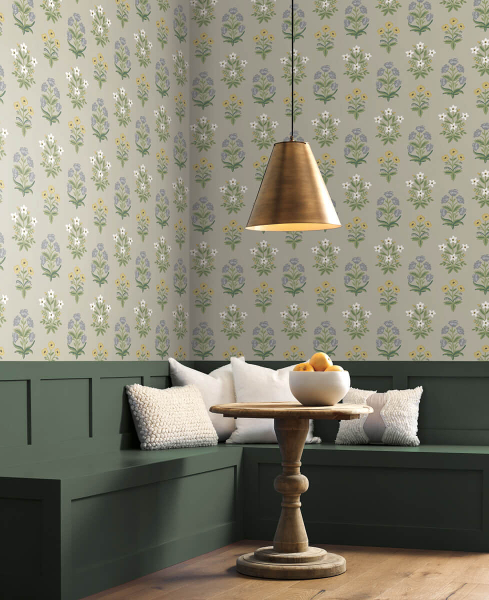 Rifle Paper Co. Mughal Rose Wallpaper - Beige