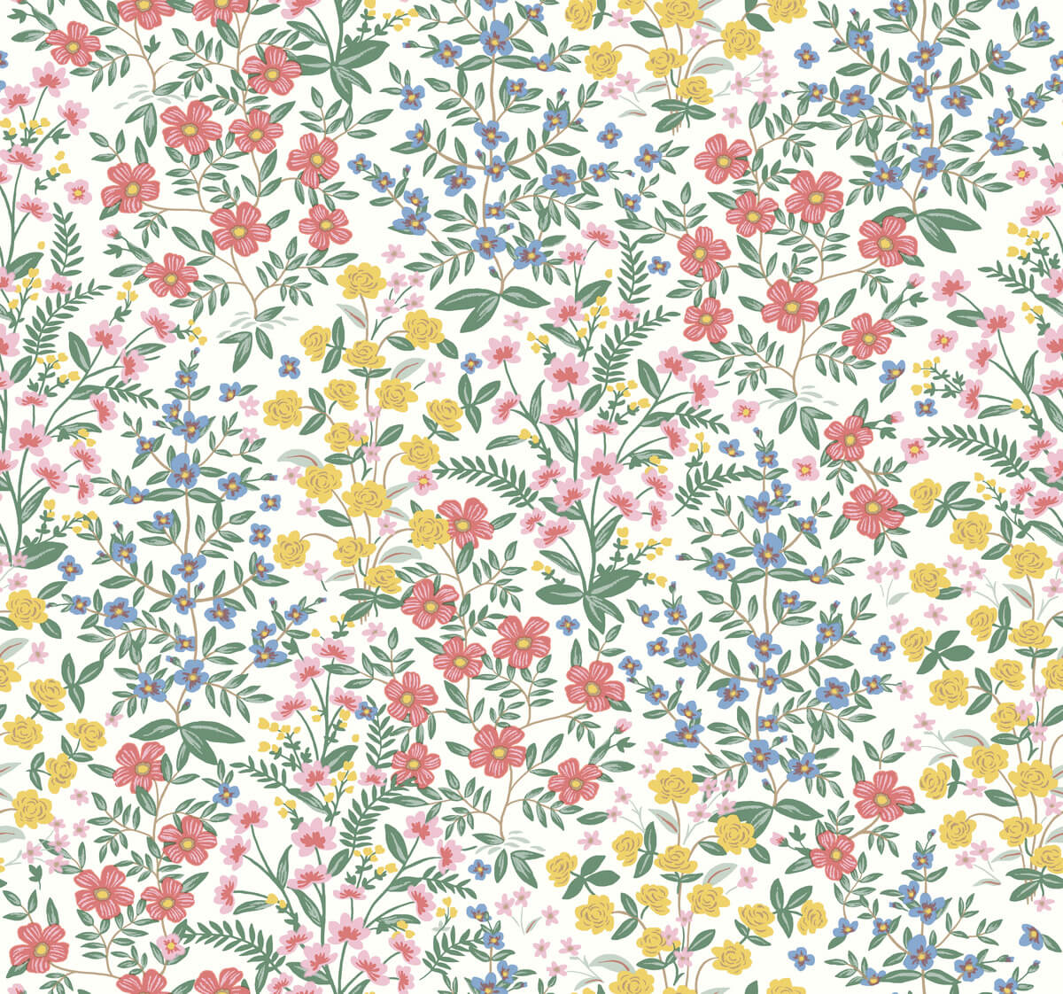 Rifle Paper Co. Wildwood Garden Wallpaper - Pink