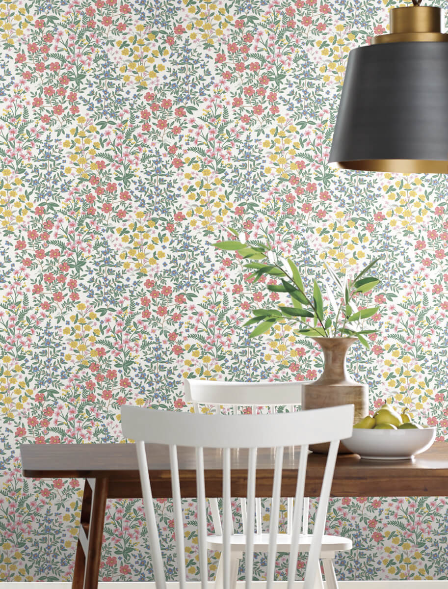 Rifle Paper Co. Wildwood Garden Wallpaper - Pink