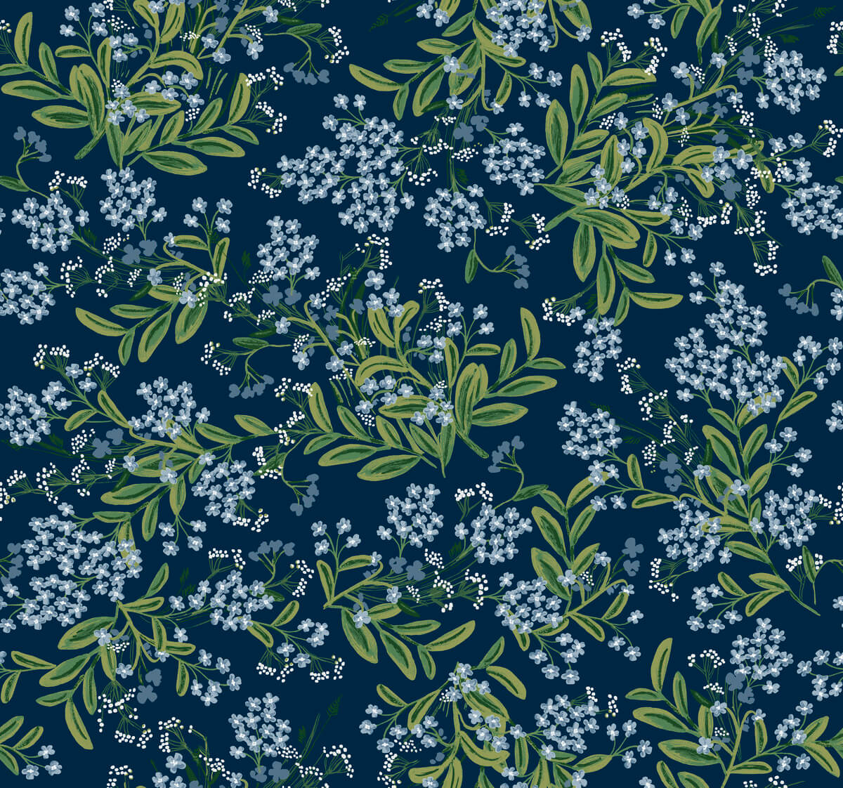 Rifle Paper Co. Cornflower Wallpaper - Purple
