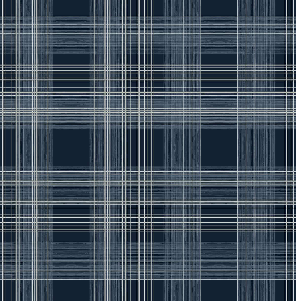 Stacy Garcia Home Rad Plaid Peel & Stick Wallpaper Sample - Blue