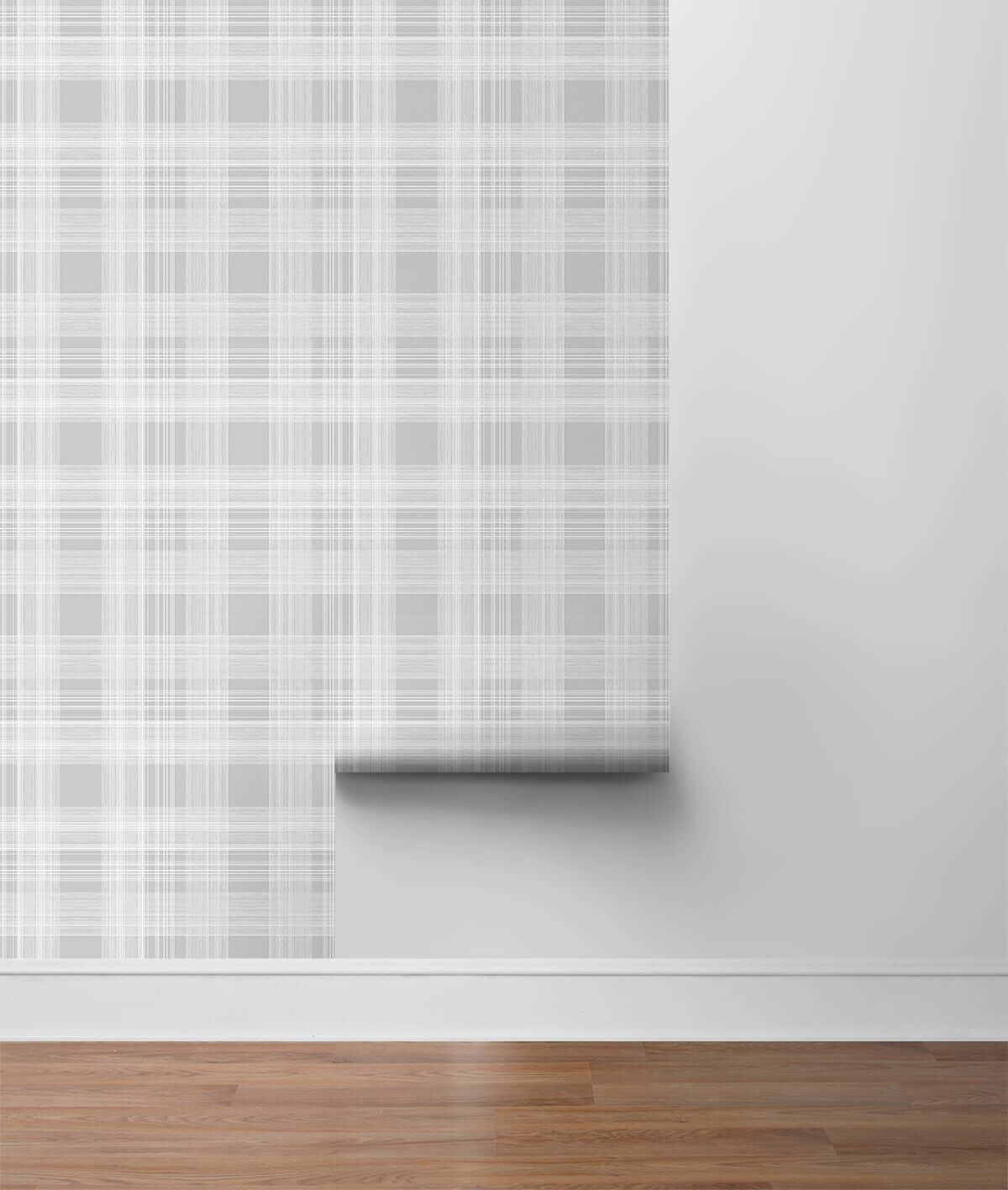 Stacy Garcia Home Rad Plaid Peel & Stick Wallpaper - Grey