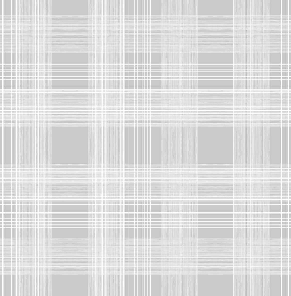 Stacy Garcia Home Rad Plaid Peel & Stick Wallpaper - Grey